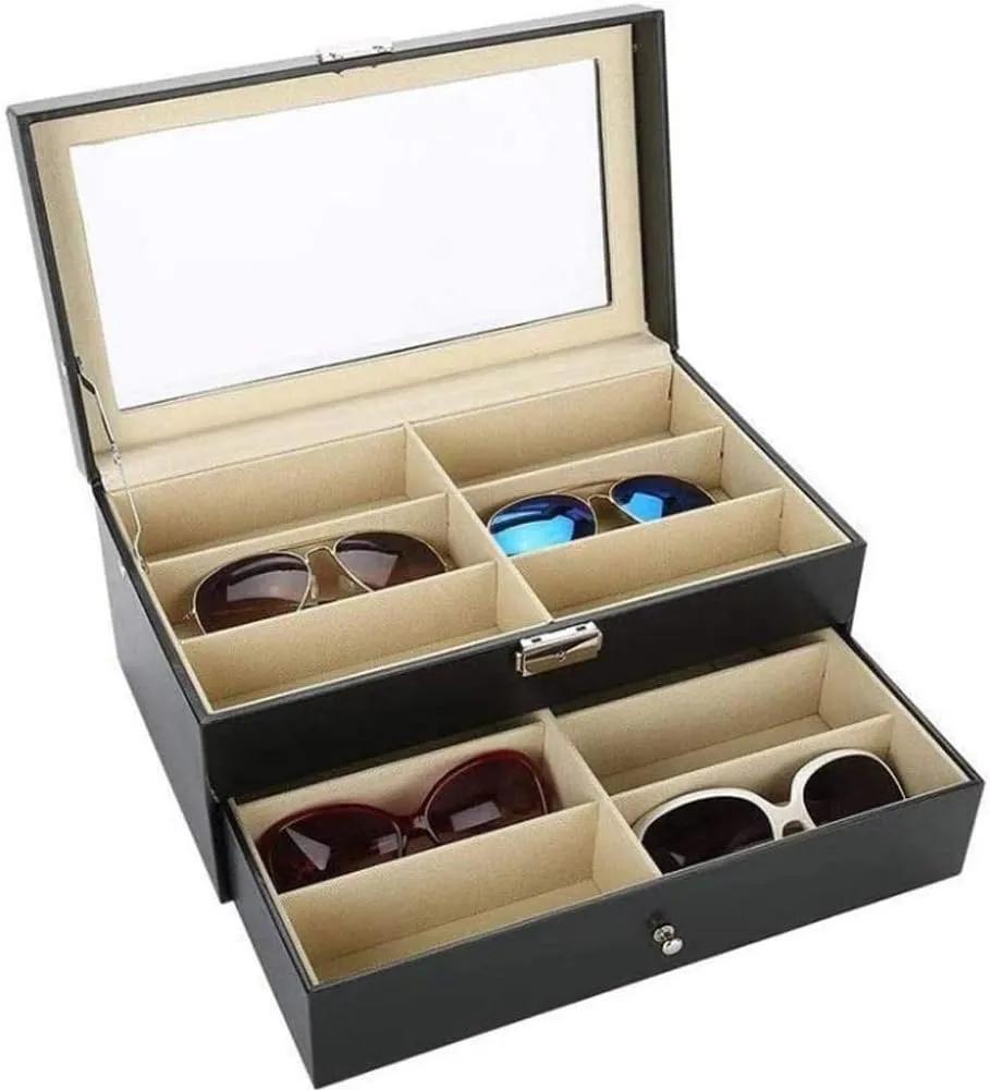 Case holder specific contributor articulate hardworking aggression Organizer with Jewelry Drawer for Storage and Display Slots PU Leather 