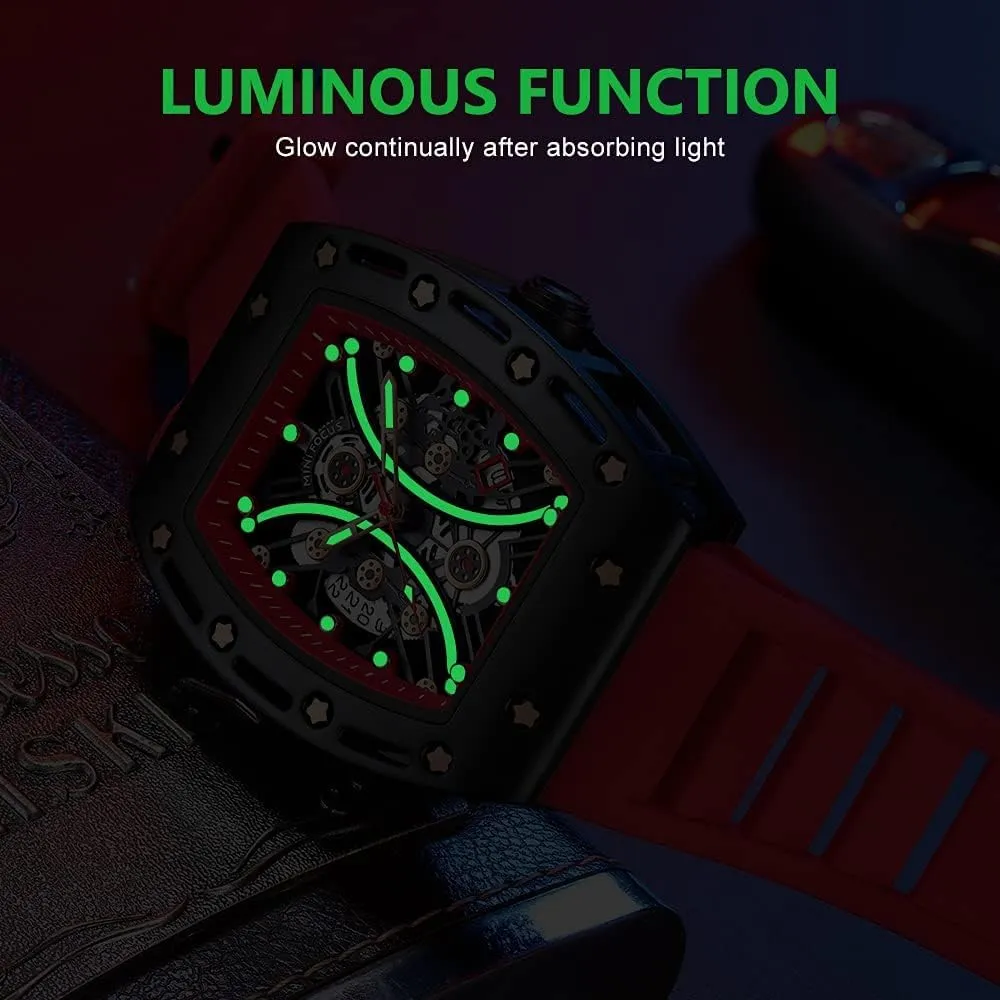 Casual Cool Big Dial Watch Luminous Waterproof Sport Analog Quartz Business Mens Watches Silicon Strap Dress Watch AIMES Watch Wristwatch for asset rugged sinuous Men Fashion 