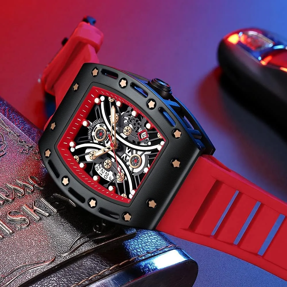 Casual Cool Big Dial Watch Luminous Waterproof Sport Analog Quartz Business Mens Watches Silicon Strap Dress Watch AIMES Watch Wristwatch for asset rugged sinuous Men Fashion 