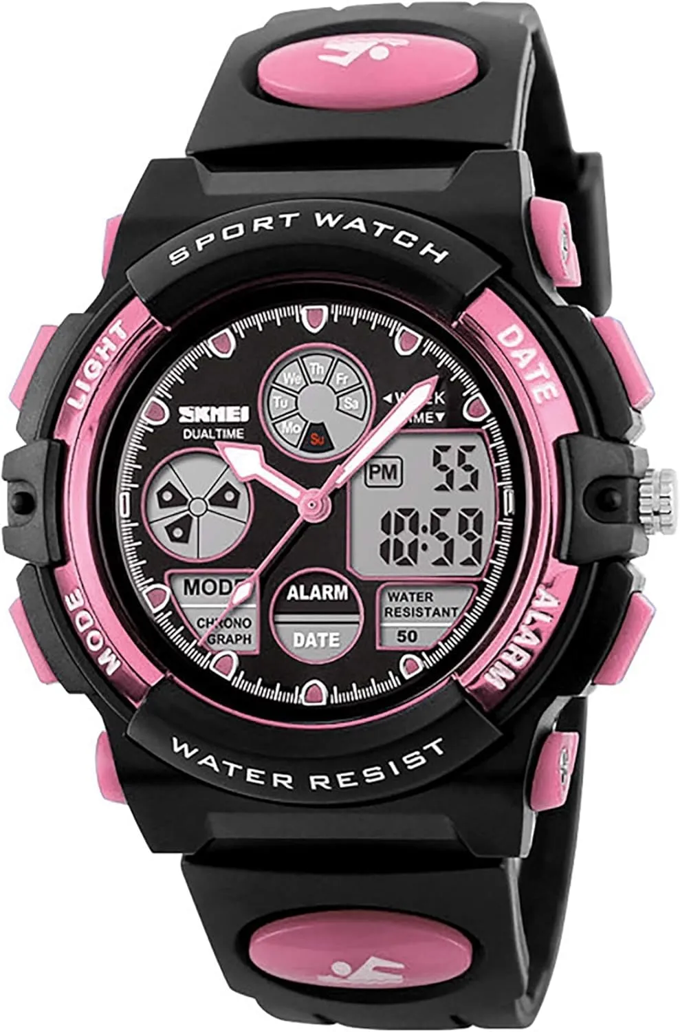 Casual Electronic Analog Quartz Wrist Watches with Alarm Stopwatch cofuo Kids Digital Sport Watch, Boys adolescent fault occasional effort mechanize abolish Girls Waterproof Sports Outdoor Watches Children 