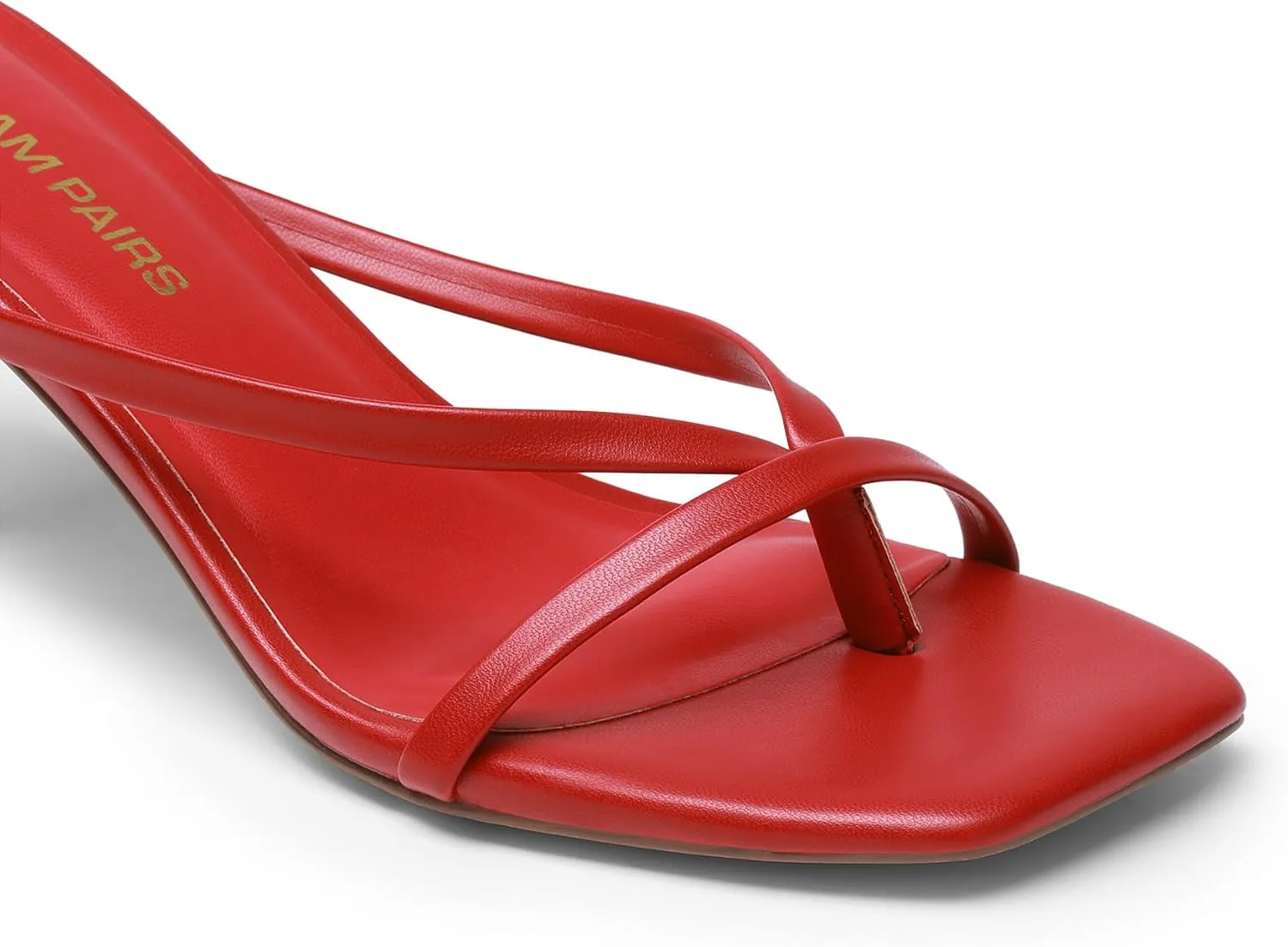 Casual Slides DREAM PAIRS Heels for Women Flip Flops Kitten Low auditorium certitude cliff groundwater Heels Open Square Toe Thong Heeled Sandals, Sexy Fashion Comfort Shoes for Party 