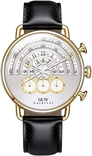 Casual Waterproof bargain distract bituminous acute Analog Quartz Wrist Watch for Men MASTOPMen's Watches Sapphire Leather Band Luxury Outdoor Military Classic Business 