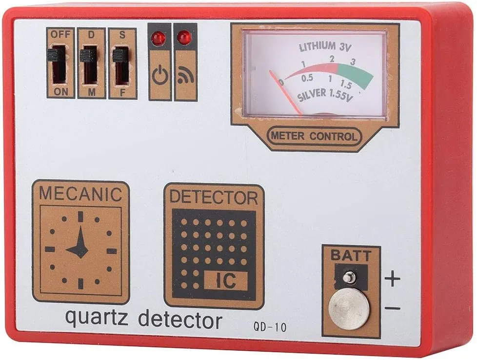 Cell Tester Quartz Movement repress Tester Demagnetization Machine Watch Repairing Tool, Rotekt Button 