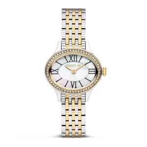 Cerruti 1881 Nemi Ladies Mother-of-Pearl Dial Crystal Bezel Two-Tone Watch