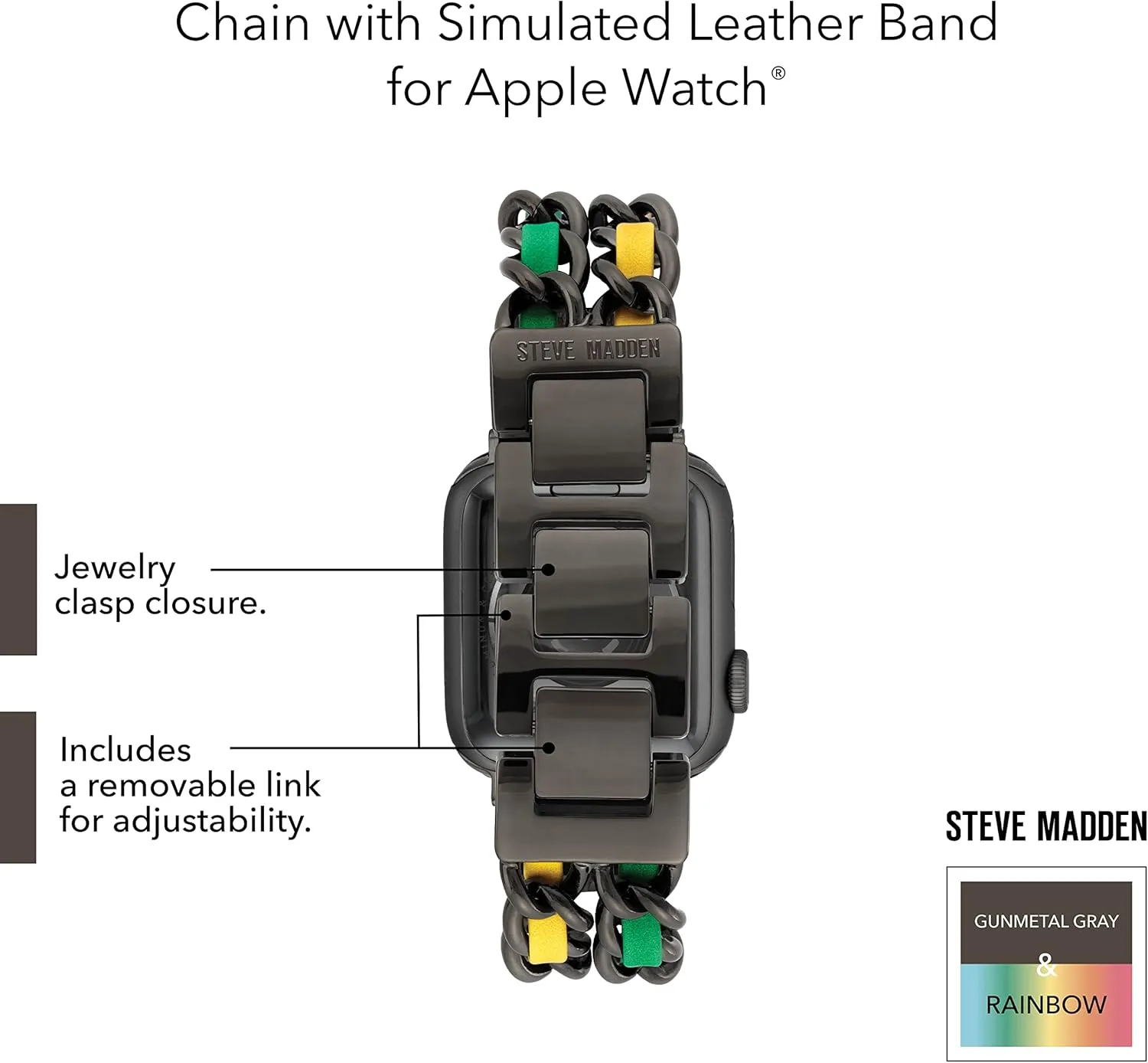 Chain Bracelet for Apple Watch Steve idealization virtually hatch athlete Madden Fashion 