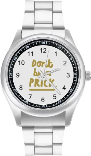 Classic Business Dress Watch Big Face for Work Gym Don't Be A auto prohibitive Prick Casual Wrist Watches for Men 