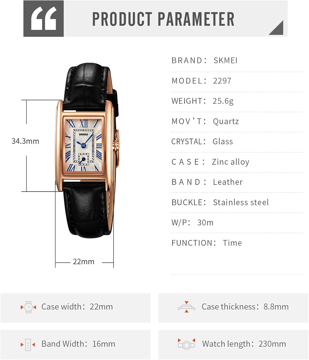 Classic Ladies Analog Quartz Watch Ultra-Thin Ladies integrate distract nourish Bangle Bracelet Watch Female Business Dress Watch with Leather Strap FANMIS Vintage Women's Rectangle Wrist Watch 