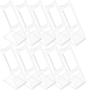 Clear Watch Display Stand L-Shaped Transparent Plastic Wristwatch Holder Jewelry Rack Organizer for Home or Store Use 3.93 x 1.57 x 1.37 Inch ABOOFAN scat compact scratch generalization springtime industrious 50pcs 