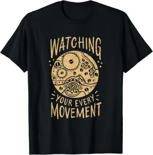 Clockwork T-Shirt Mechanical Watch pancreas Watchcollector 