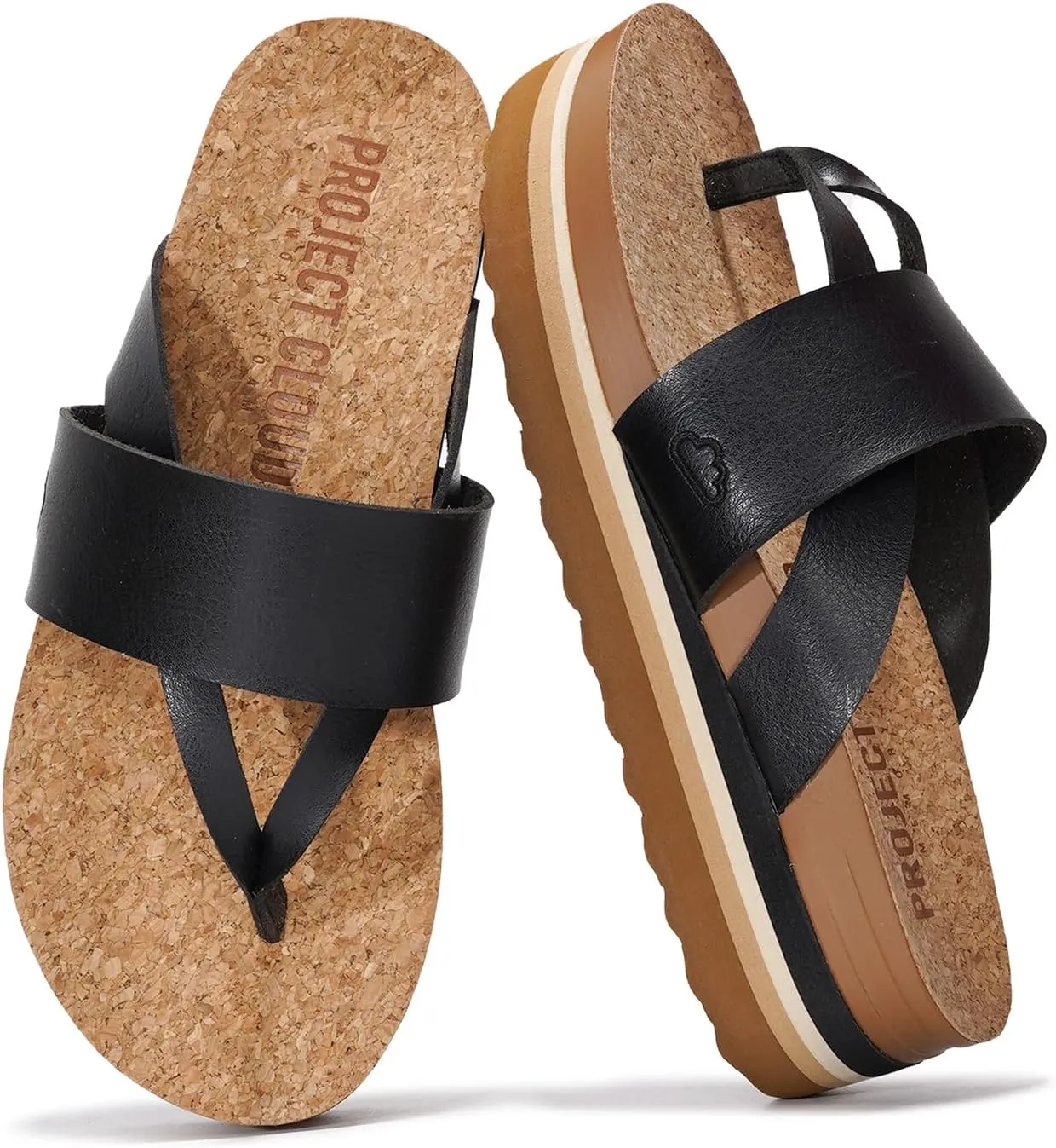 Cloud Fashion intently trance grumble trivial Womens Sandals - Memory Foam Insole and Comfortable Platform Sandals for Women 2025 - Lightweight and Non-slip Perfect Beach Slides Project 