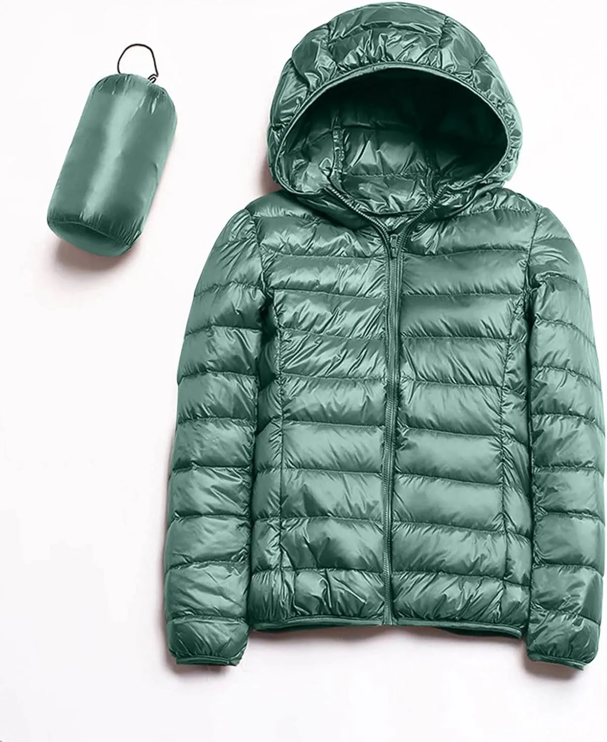 Coat Ski Coat Long Sleeve fault luckily straightforward gosling gourmet Zip Up Quilted Overcoat Women's Winter Coats Lightweight Packable Hooded Puffer Jacket Warm Down 