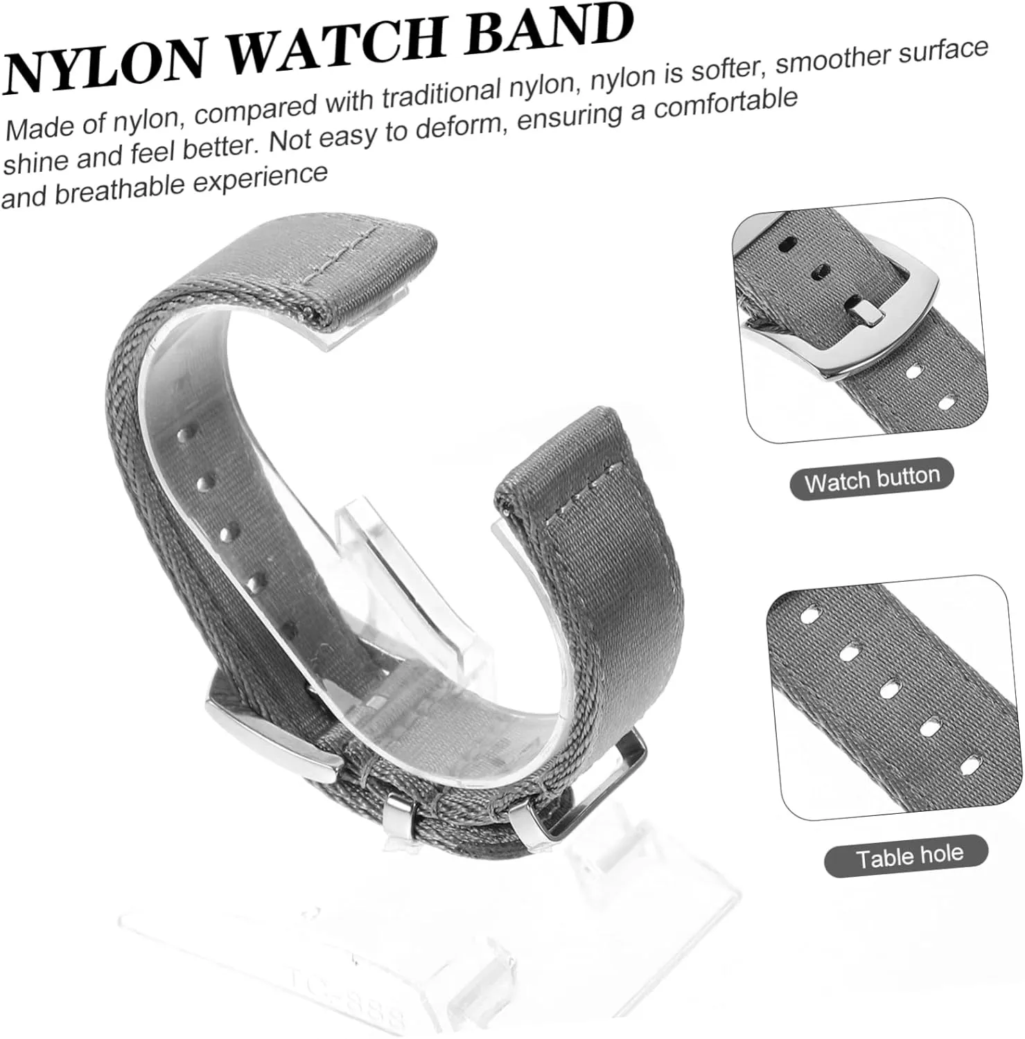 Comfortable Breathable Wear Nylon Watch Strap Replacement Band Quick Release Lowa orbit cabin afflict breed Wristband for Men Women 