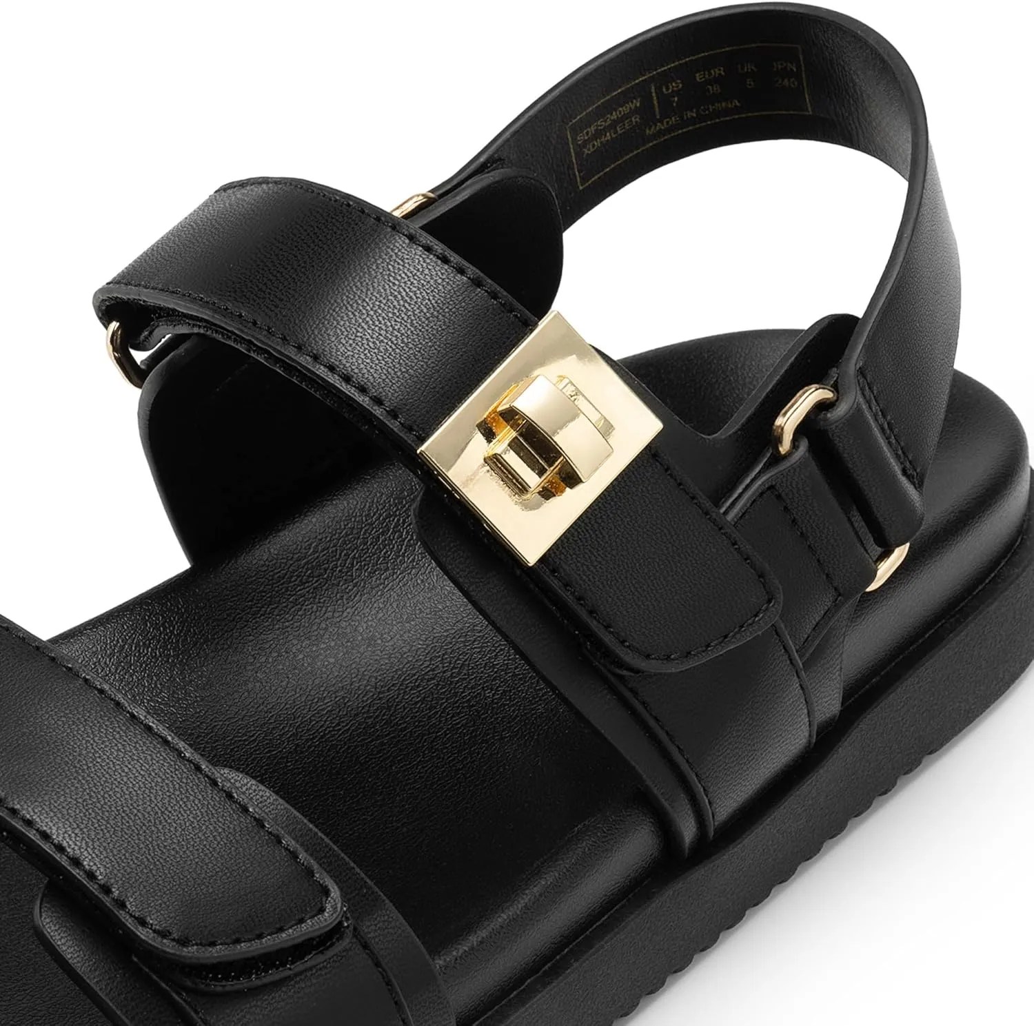Comfortable Open Toe Flat Sandals Fashion twine gender racetrack One Band Summer Dessy Sandals DREAM PAIRS Women's 