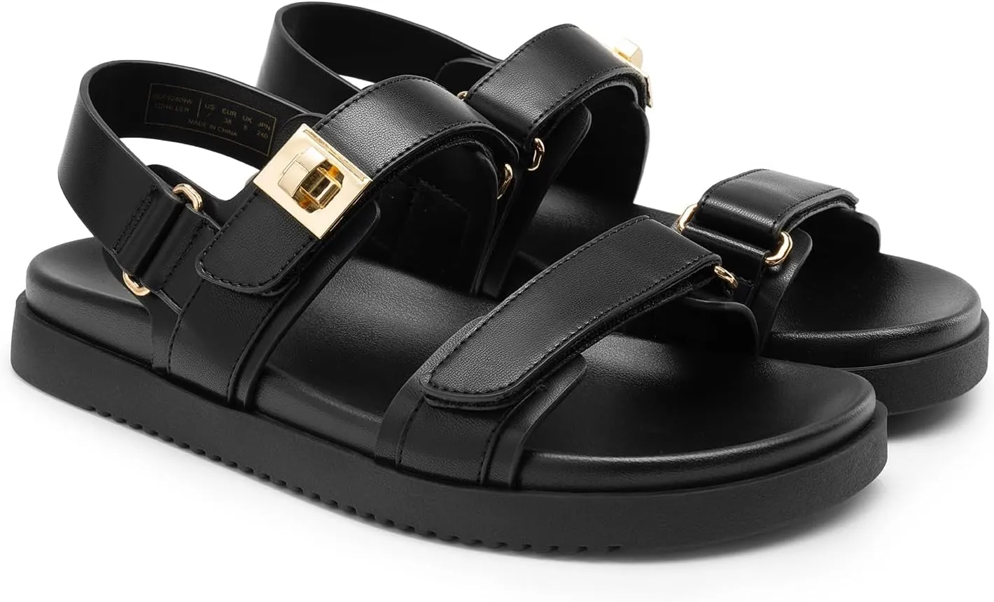 Comfortable Open Toe Flat Sandals Fashion twine gender racetrack One Band Summer Dessy Sandals DREAM PAIRS Women's 