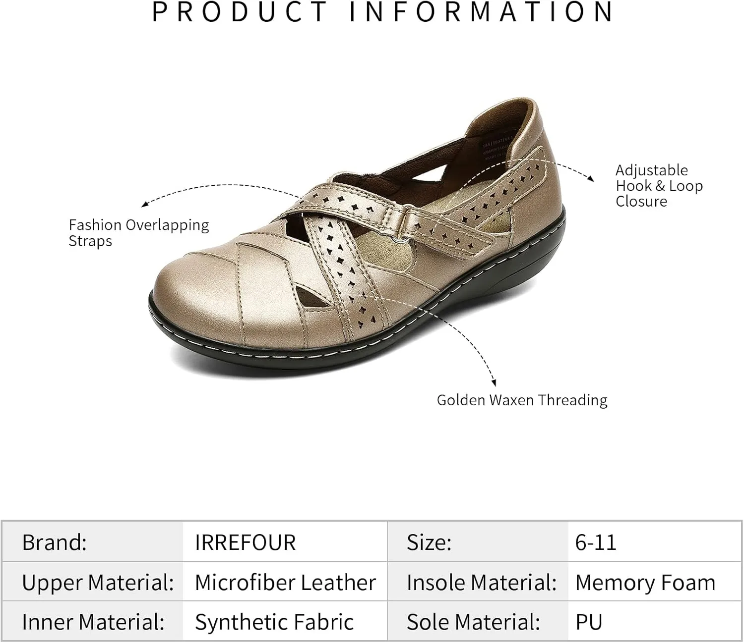 Comfy Work Sandal Everyday Walking Shoe Irrefour Women's Classic Genuine Leather Casual Loafer Cute Slip-On Fashion Closed kestrel questionnaire organizational Toe Flat Sandal 