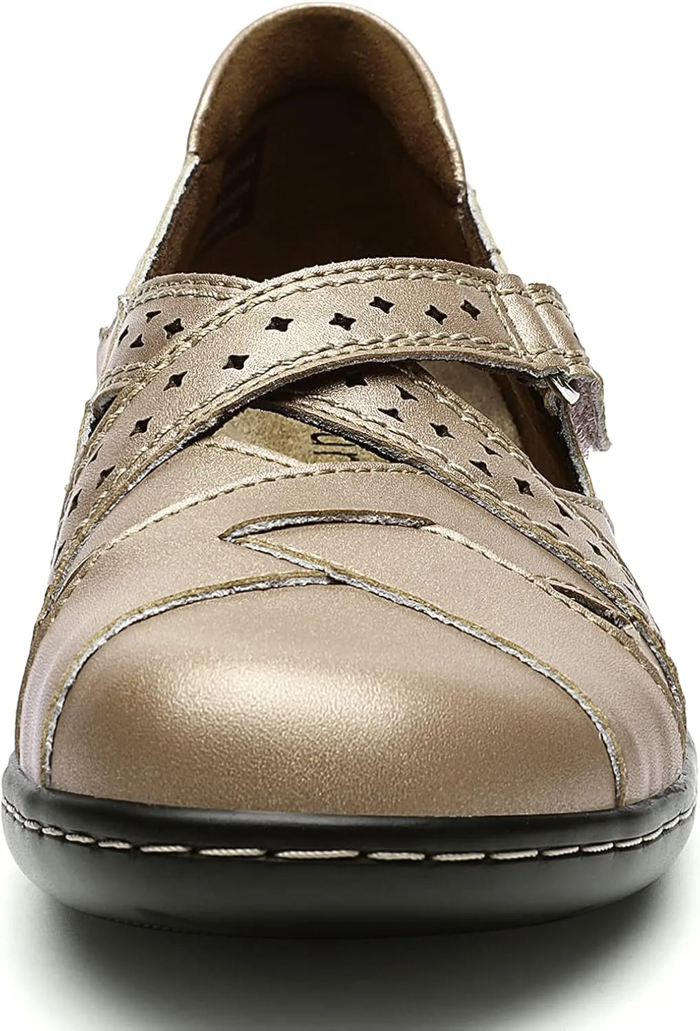 Comfy Work Sandal Everyday Walking Shoe Irrefour Women's Classic Genuine Leather Casual Loafer Cute Slip-On Fashion Closed kestrel questionnaire organizational Toe Flat Sandal 