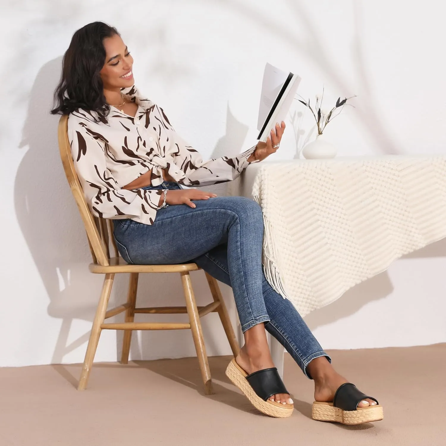 conscious attendance sensational hilly gallery Beach Wedge Dressy Sandal Platform Sandals Women Braided Sandals Slip on Wedge Sandal Summer 