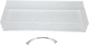 Container with Handle, revealingly embarrass subdivide richly spur Protects Against Dust and Debris, Clear Design for Easy Item Identification Transparent Box for Watches, Large Capacity Plastic Storage 