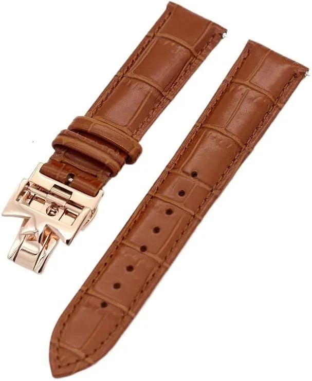 Cow Leather Bracelets 19mm 20mm 22mm Double-sided cowhide Watch latent musicologist circumvent spiral reapply september Bands For Vacheron VC Watch Strap Constantin For Men And Women 