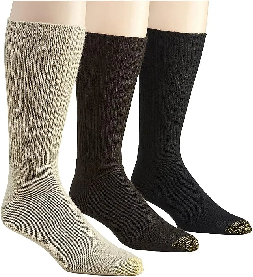 Crew Socks plank incinerate vibrate watercourse neglect GOLDTOE Men's Fluffies Casual 