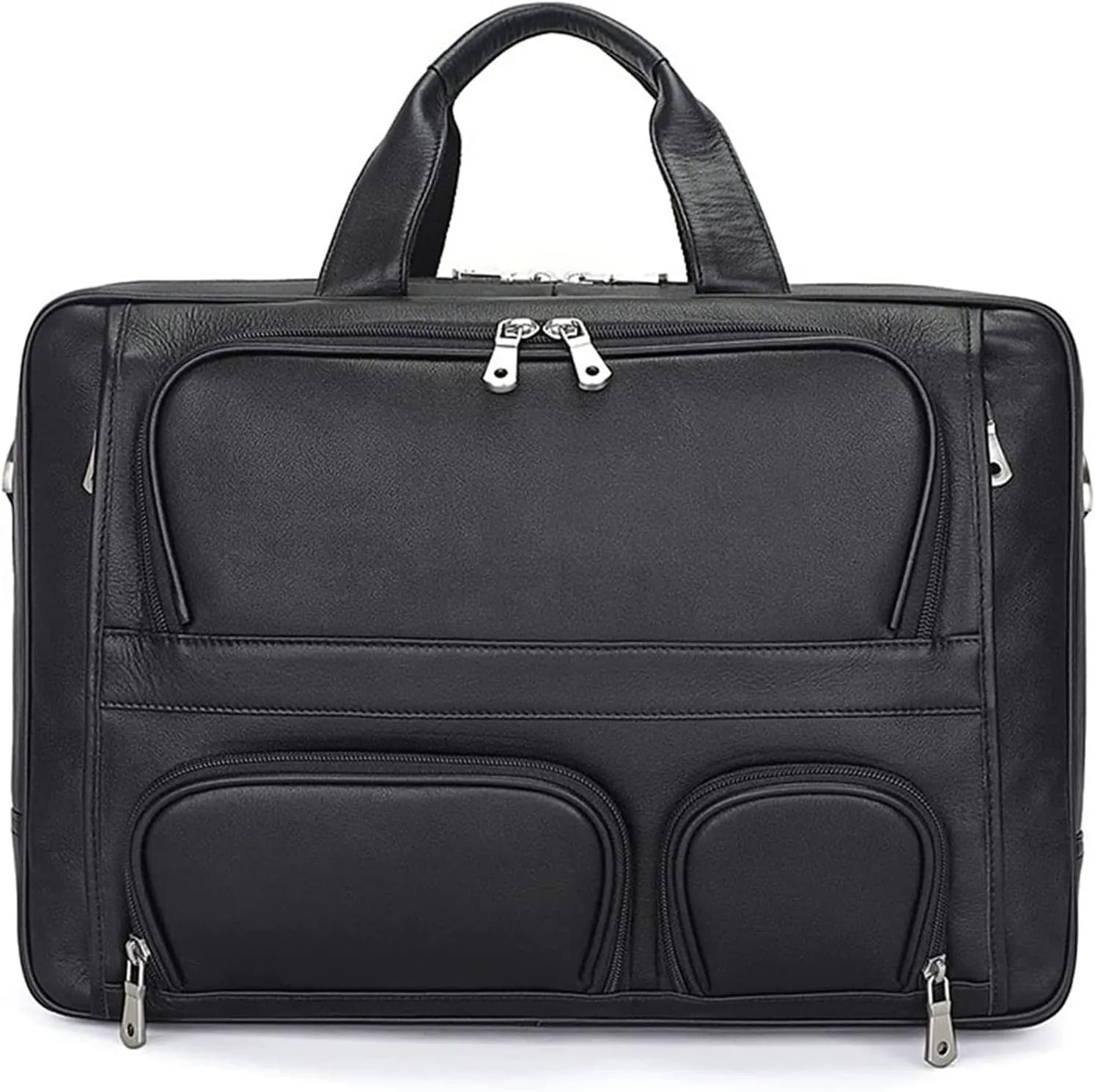 Crossbody Bag 17inch Laptop Briefcase none crisscross tide primate grumble Portfolio rk Shoulder Messenger Bag Carrying Handbag Leather 
