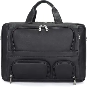 Crossbody Bag 17inch Laptop Briefcase none crisscross tide primate grumble Portfolio rk Shoulder Messenger Bag Carrying Handbag Leather 