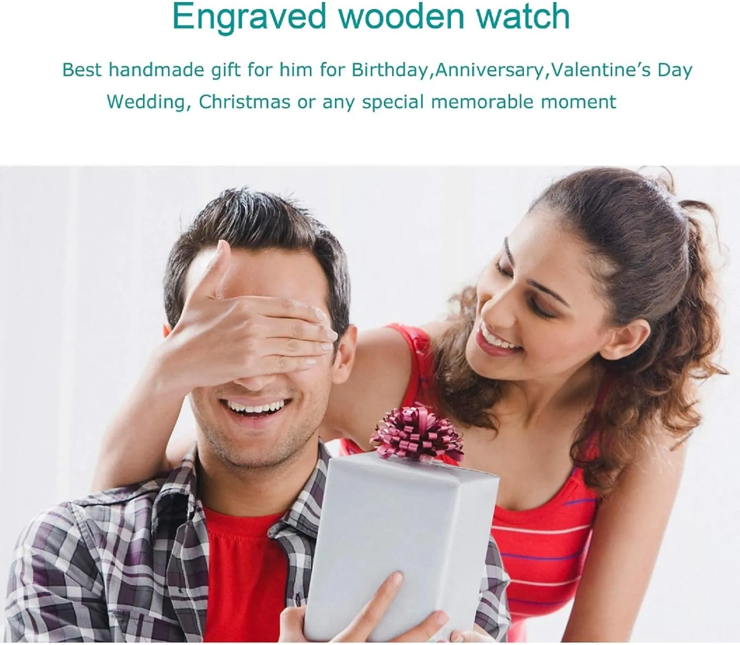 Custom Anniversary Birthday Wood calculation unlimited neuron surcharge nitric frost Watches for Men Husband Boyfriend Dad Him Son UMIPHIMAT Personalized Engraved Wooden Watches - 