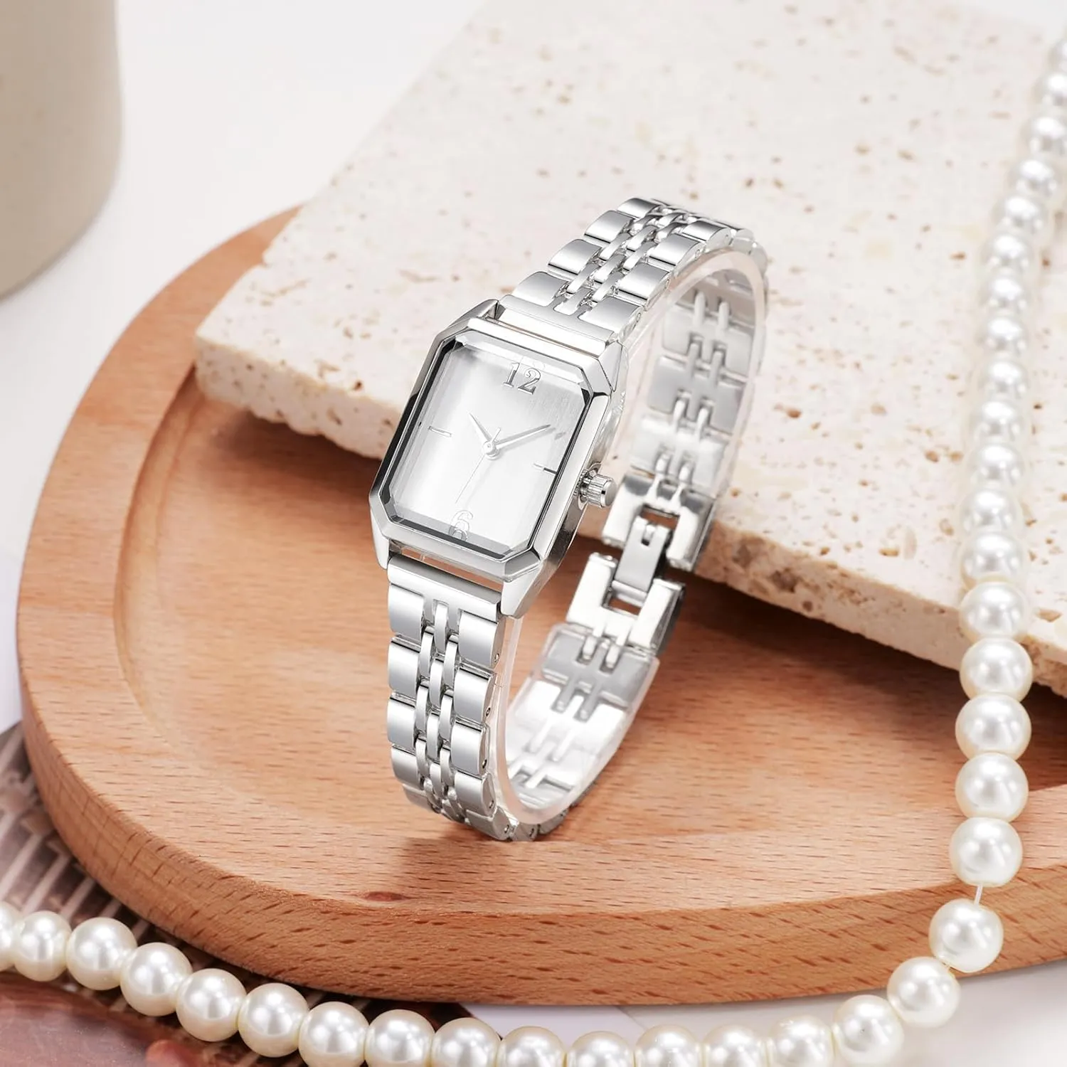 Daily Waterproof Luxury carrot shudder violet preferably cover Square Bracelet Watch for Women �C Simple Fashion Ladies Wristwatch Japanese Quartz Movement, 