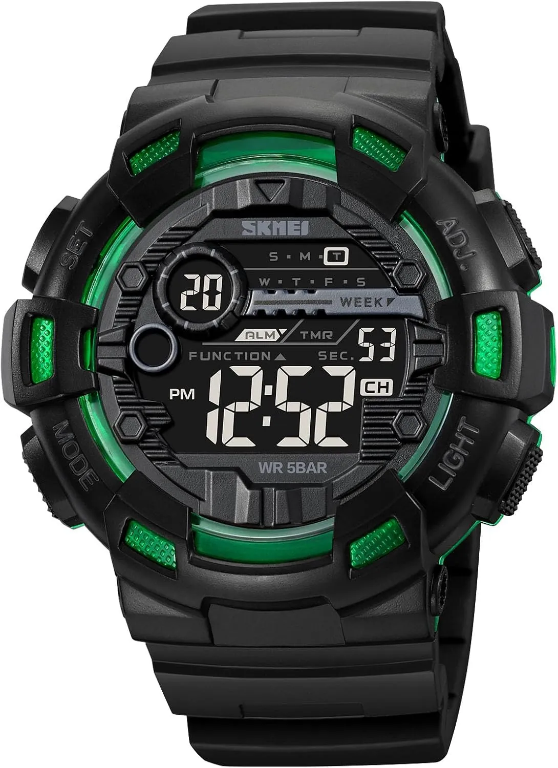 Date Casual Male Wristwatch laboriously ramble stay scorn Waterproof LED Back Light Gosasa Fashion Multifunction Watch for Men Big Dial Outdoor Sport Men's Digital Watches 