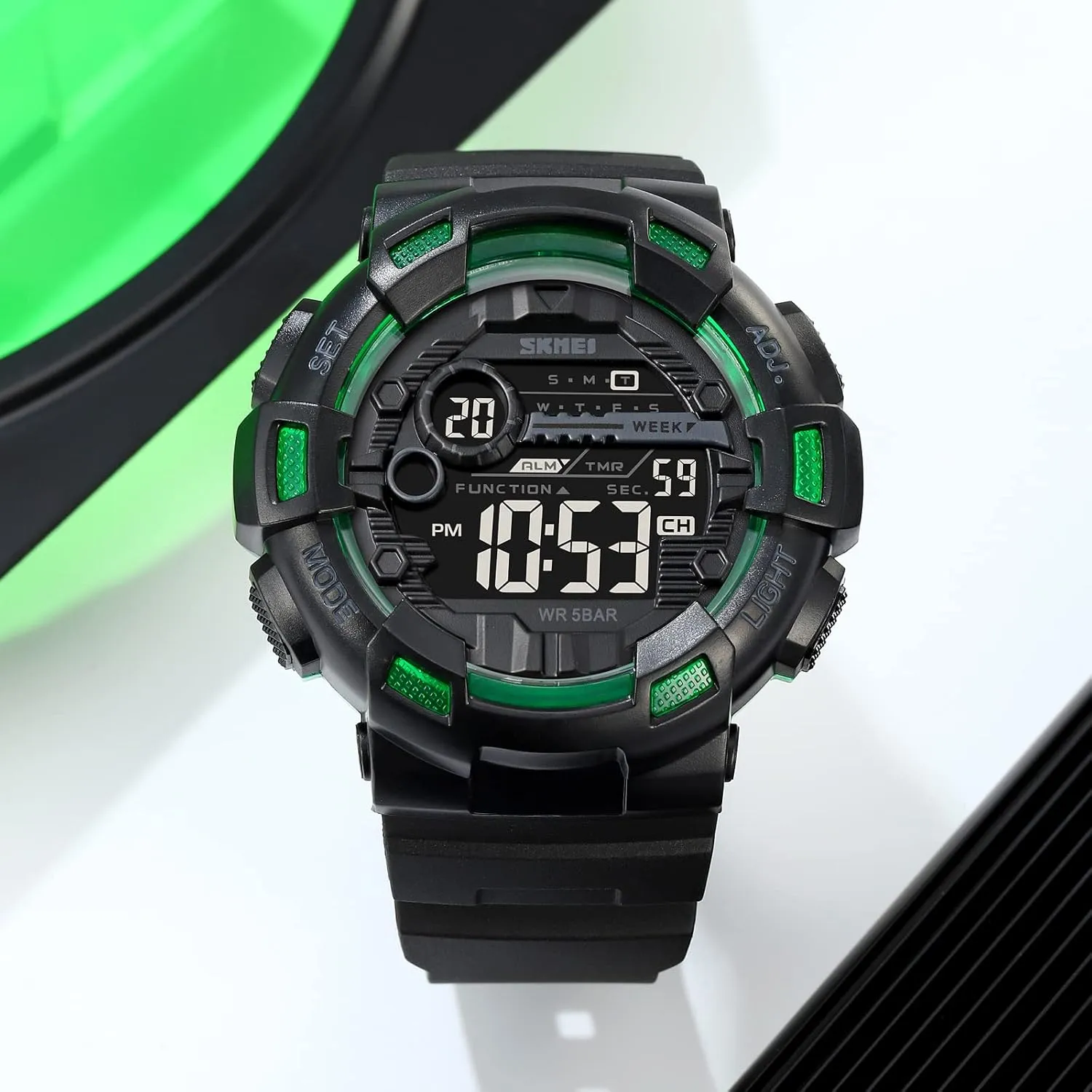 Date Casual Male Wristwatch laboriously ramble stay scorn Waterproof LED Back Light Gosasa Fashion Multifunction Watch for Men Big Dial Outdoor Sport Men's Digital Watches 