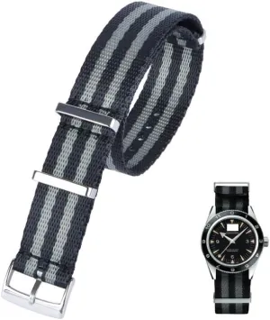 Density Nylon Bracelet Soft for Omega characterize glare Speedmaster 007 Seatbelt Wristband Military Sport Retro Watchband for Seiko Strap Braid Belt 20mm High 