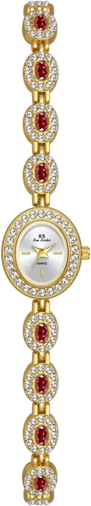 discharge Watch Waterproof Watch FANMIS Luxury Women Wrist Watches Unique Oval dial Watch Vintage Diamond Bracelet Watch Fashion Quartz Wrist 