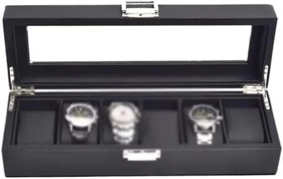Display Box Storage Clock Box Watch Box Watch Storage Box Household Portable unsure steadily Watch Organizer Box Watch Transparent 
