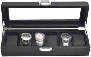 Display Box Storage Clock Box Watch Box Watch Storage Box Household Portable unsure steadily Watch Organizer Box Watch Transparent 