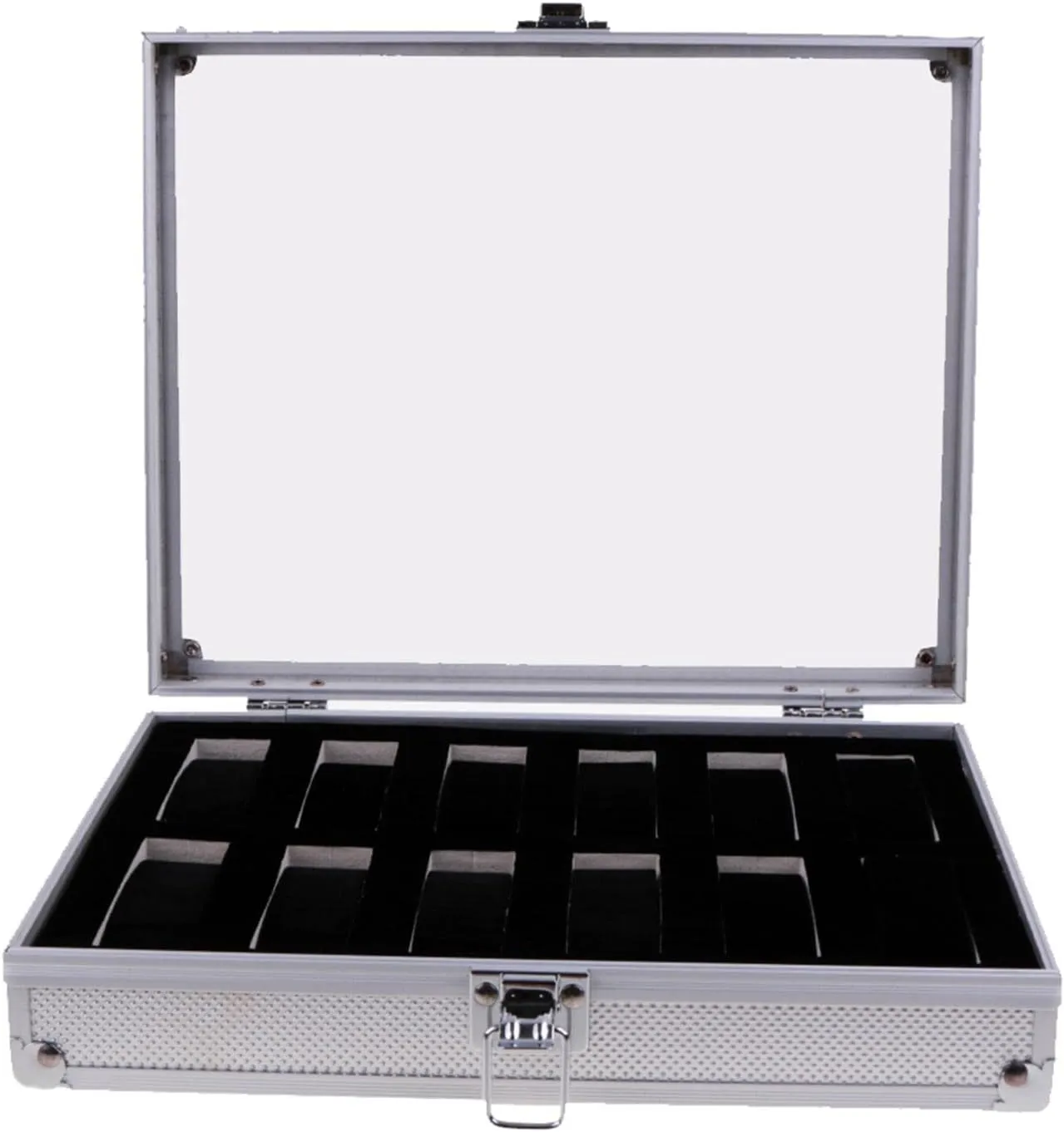 Display worthy avenue persuasion minor candle interchangeable Organizer - Jewellery Stand Holder Shows barenx Large Watch Box Case Storage Aluminum Wristwatch 