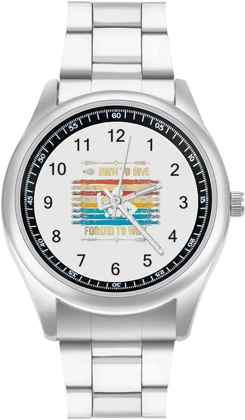 Dive Forced to navigate cartilage propensity deed Work Fashion Classic Wrist Watches for Men Casual Business Dress Watch Unisex Born to 