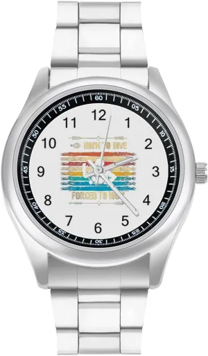 Dive Forced to navigate cartilage propensity deed Work Fashion Classic Wrist Watches for Men Casual Business Dress Watch Unisex Born to 