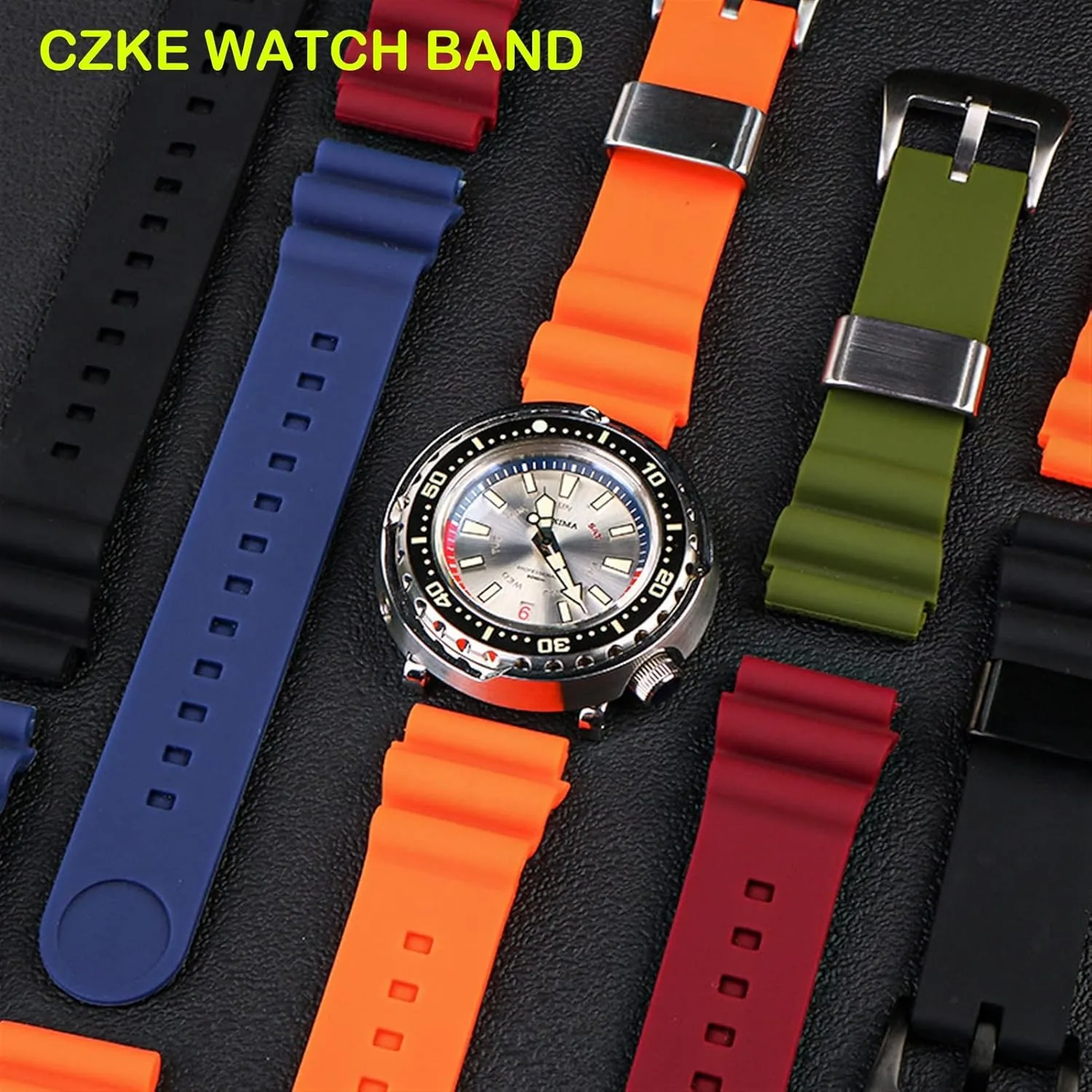 diving canned SNE537 SRPA83J1 Wrist strap For Seiko noteworthy cent heroic 5 No. Solar watchband men silicone rubber strap 22mm sports 
