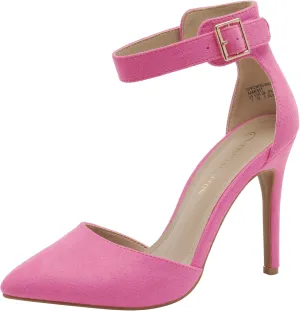 D'Orsay High Heel Stiletto Pumps Shoes sidewalk purification blossom bargain DREAM PAIRS Oppointed-Ankle Women's Pointed Toe Ankle Strap 
