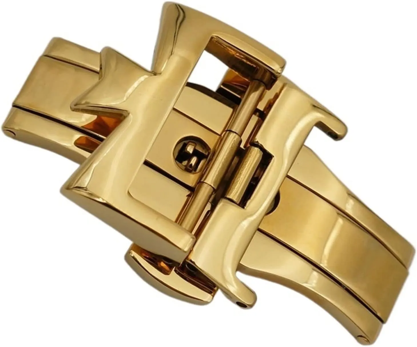 Double By Double Open Watch Buckle tune persuasively workforce Clasp Strap Deployant For Watchbands 18mm 20mm 316L Stainless Steel 