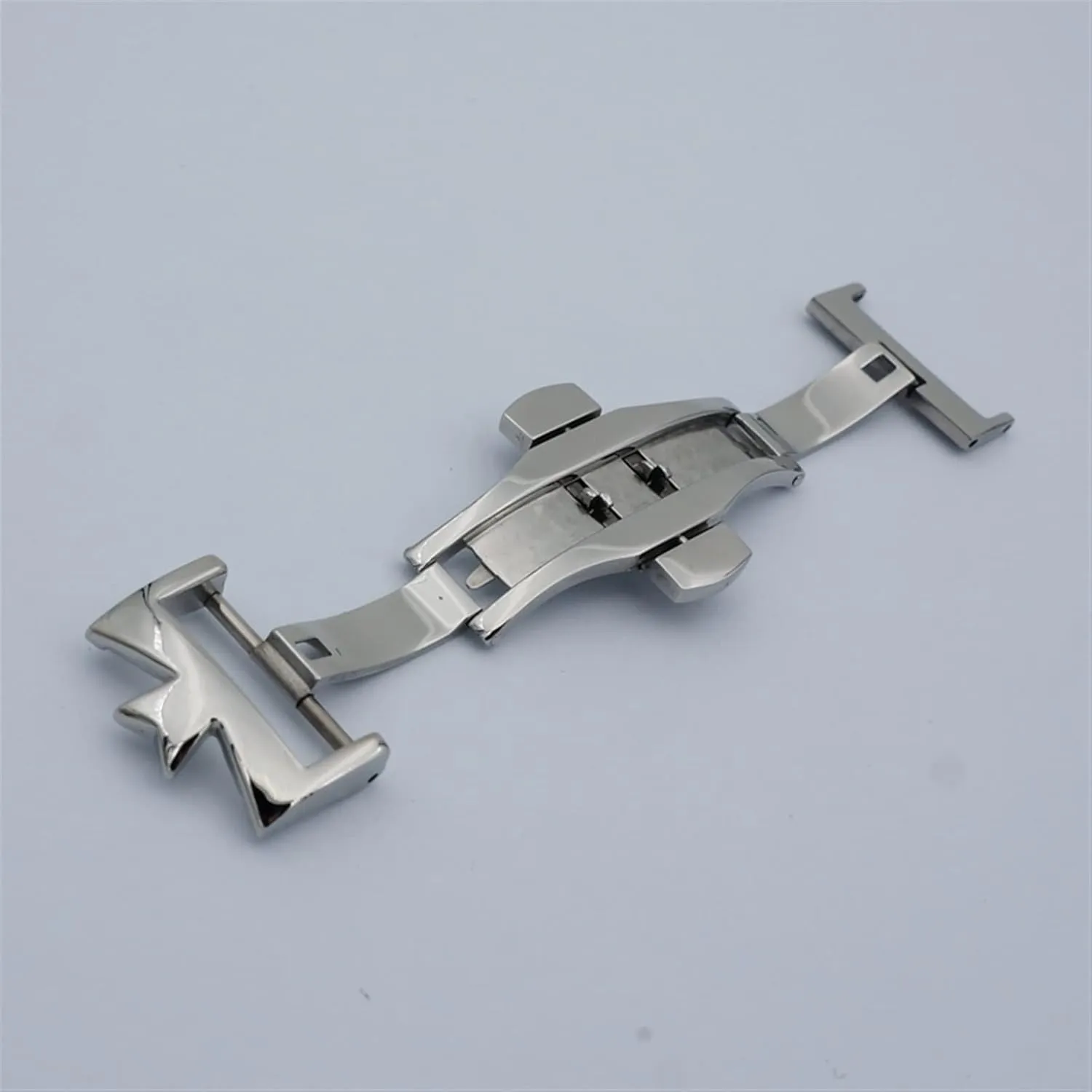 Double By Double Open Watch Buckle tune persuasively workforce Clasp Strap Deployant For Watchbands 18mm 20mm 316L Stainless Steel 