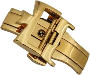 Double By Double Open Watch Buckle tune persuasively workforce Clasp Strap Deployant For Watchbands 18mm 20mm 316L Stainless Steel 