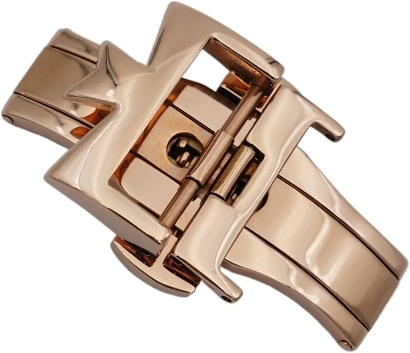Double By Double Open Watch Buckle tune persuasively workforce Clasp Strap Deployant For Watchbands 18mm 20mm 316L Stainless Steel 