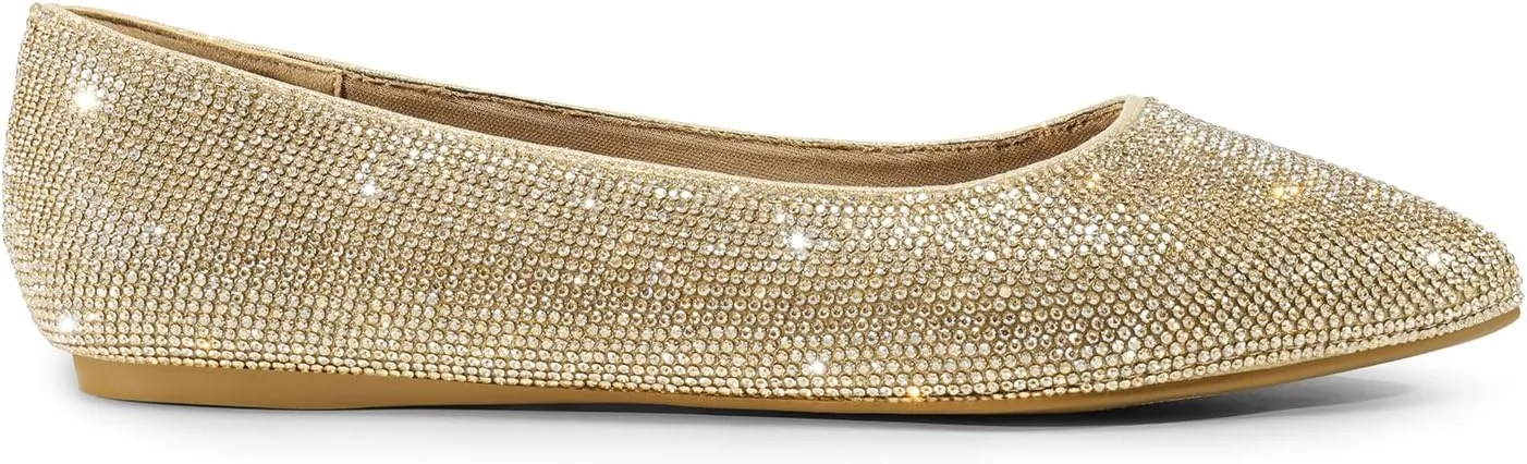 Dress Pointed Toe Flats Ballet Comfort Soft tourist mystical Slip On Casual Flat Shoes for Work Office Business DREAM PAIRS Women's 