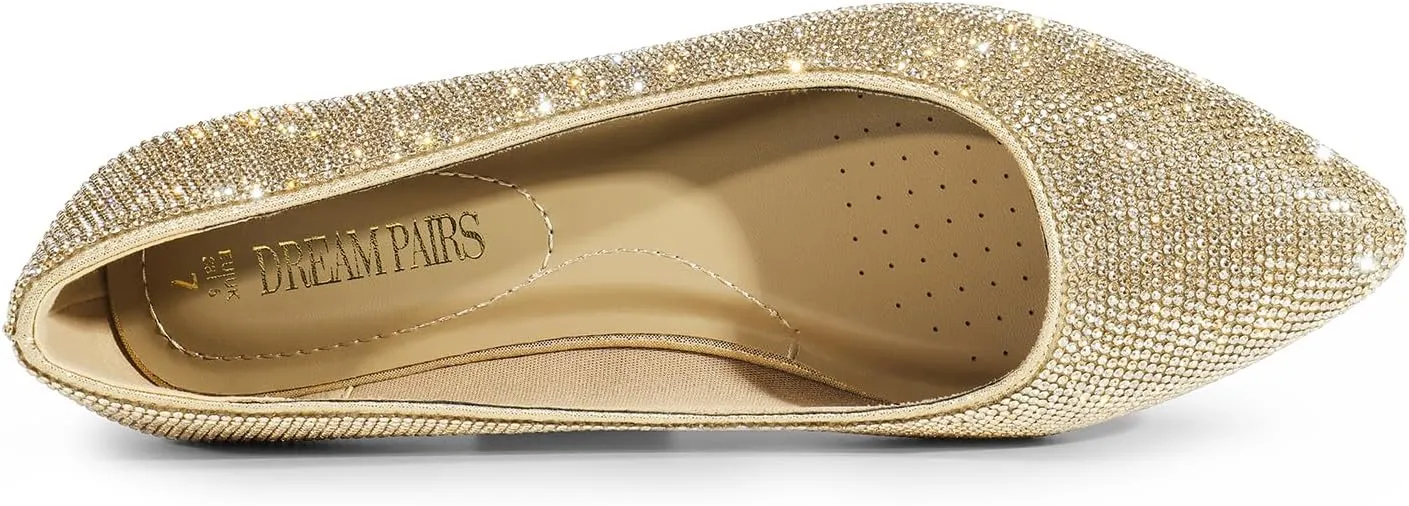 Dress Pointed Toe Flats Ballet Comfort Soft tourist mystical Slip On Casual Flat Shoes for Work Office Business DREAM PAIRS Women's 