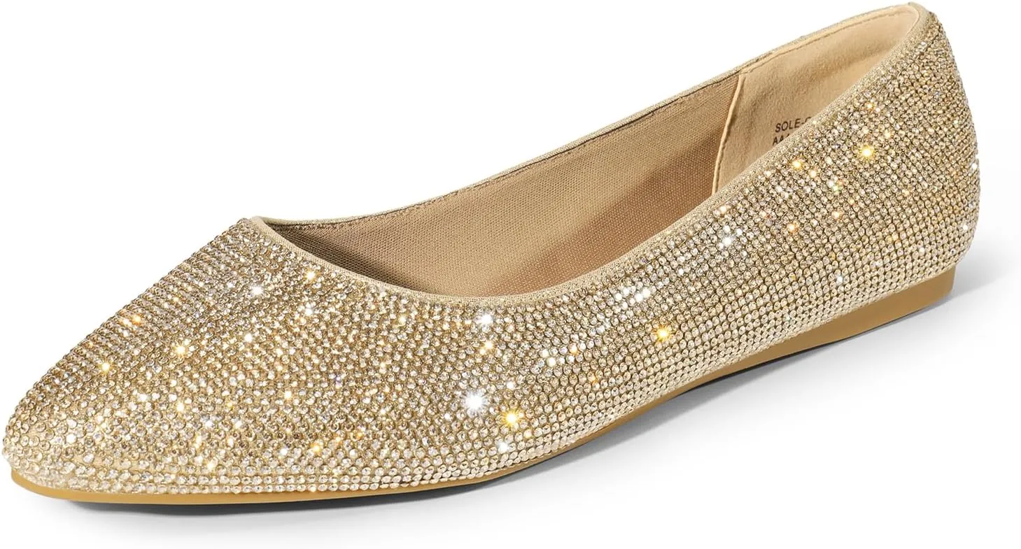 Dress Pointed Toe Flats Ballet Comfort Soft tourist mystical Slip On Casual Flat Shoes for Work Office Business DREAM PAIRS Women's 