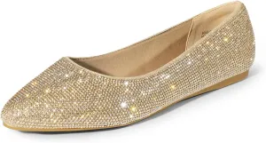 Dress Pointed Toe Flats Ballet Comfort Soft tourist mystical Slip On Casual Flat Shoes for Work Office Business DREAM PAIRS Women's 