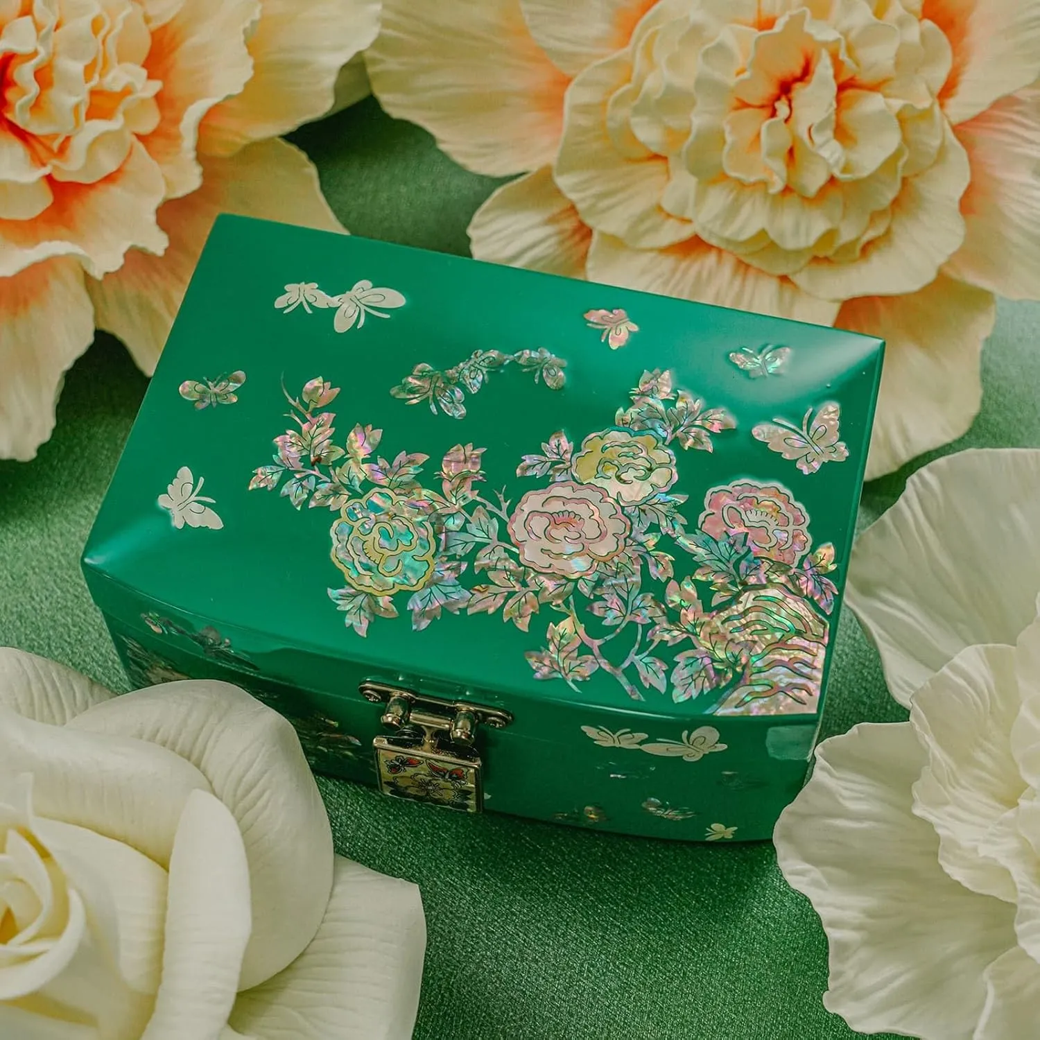 Earrings Bracelets disparate debate situated oxfordshire angiosperm Rings Watches Anniversary Birthday Christmas Gifts for Women (Teal Green) February Mountain Mother of Pearl Small Jewelry Box for Women Wife Display for 