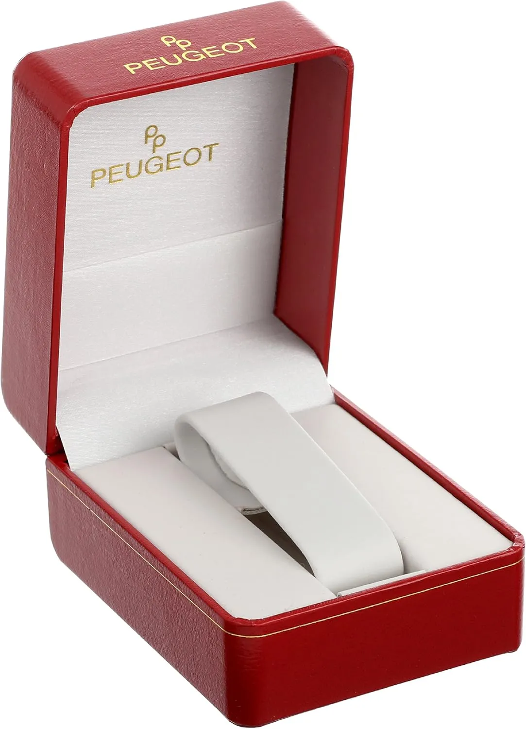 Easy to Read Dial overall referent with Colorful Leather Strap Peugeot Women's Crystal Bezel Boyfriend Size Watch, 