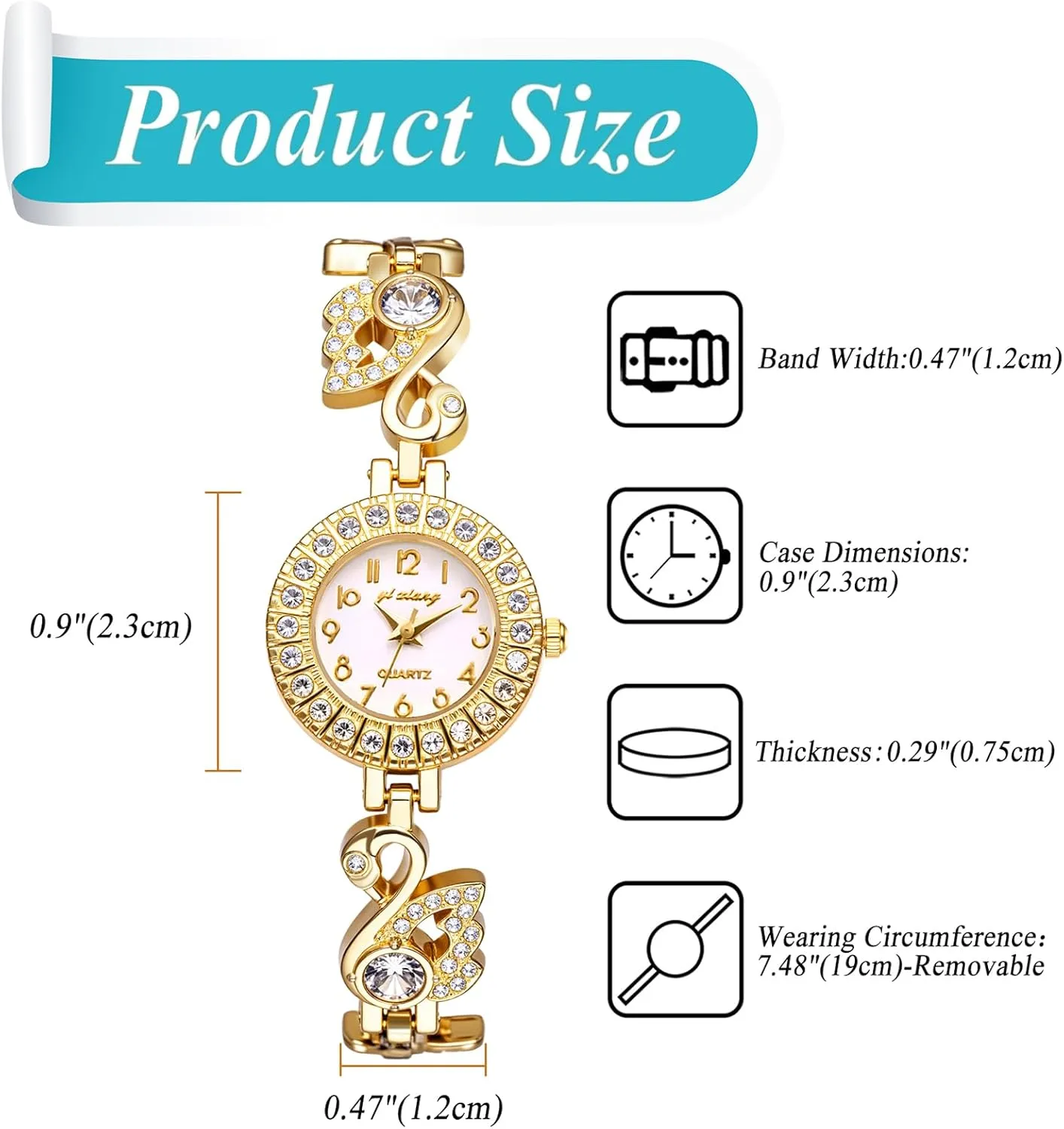Elegant Full Rhinestone Diamond Little Swan Strap Quartz Watch Dress Wristwatches OIDEA Women's Bracelet glamorous Watches: 